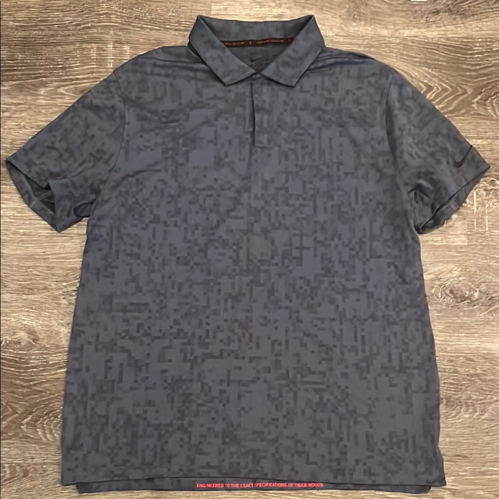 Nike Men's Blue Polo Shirt